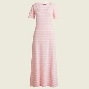 J Crew Knit midi dress in stripe, XXL